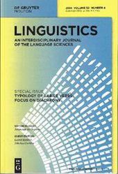  Lavidas, Nikolaos, and Leonid Kulikov. Special Issue: “Typology of Labile Verbs: Focus on Diachrony”. Linguistics 52.4 (2014). 